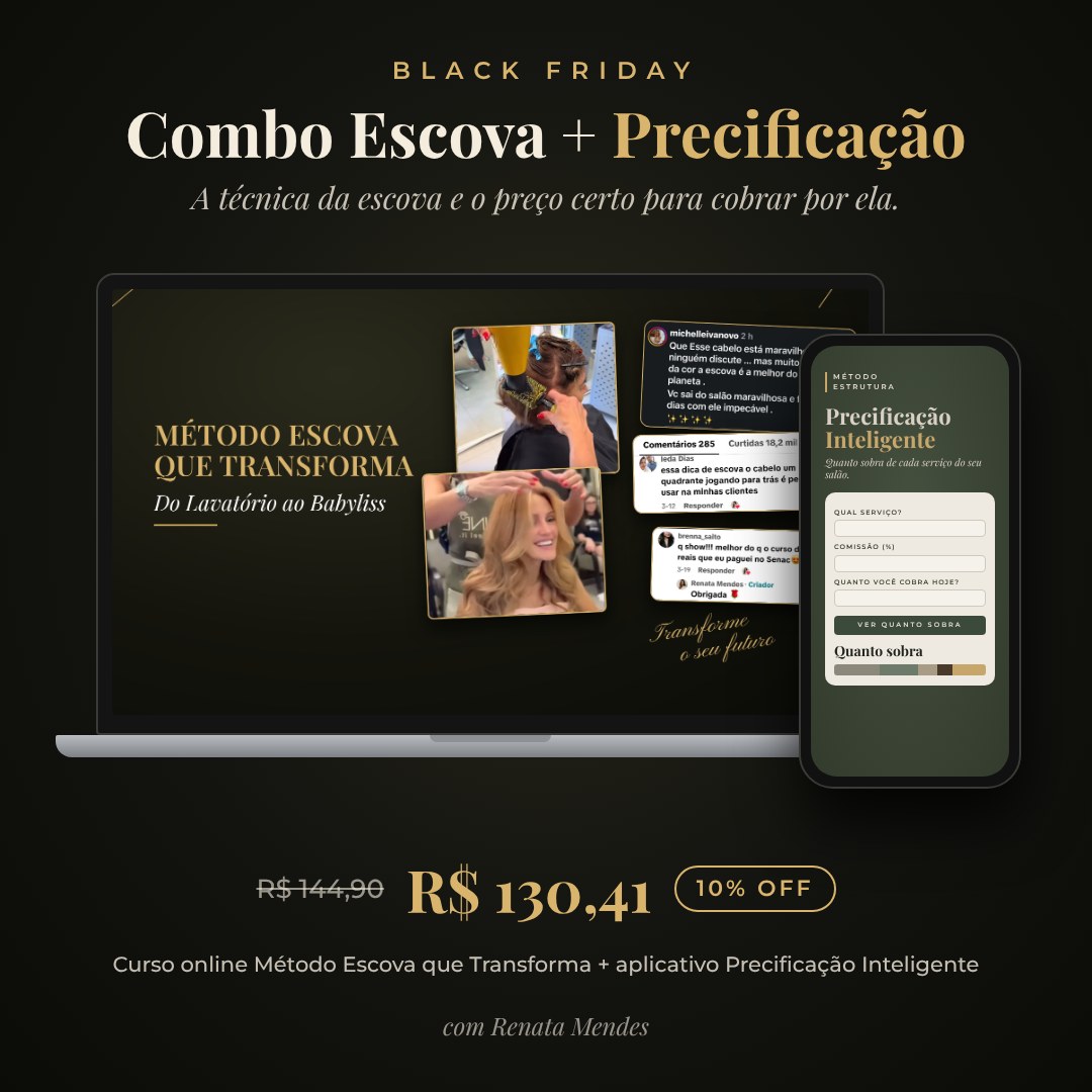 Combo Black Friday: curso no notebook e aplicativo no celular