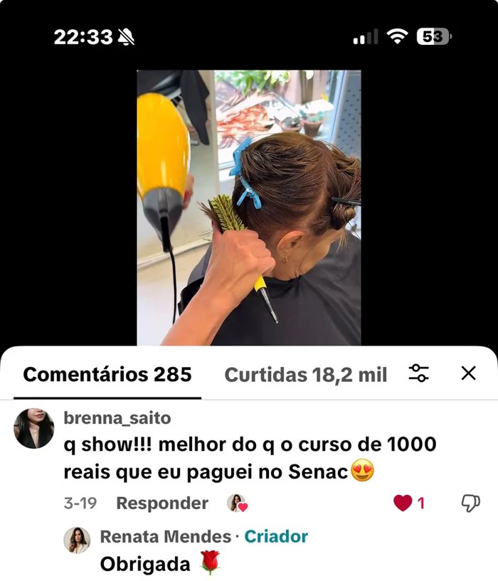 Comentário real: melhor do que o curso de 1000 reais que paguei no Senac