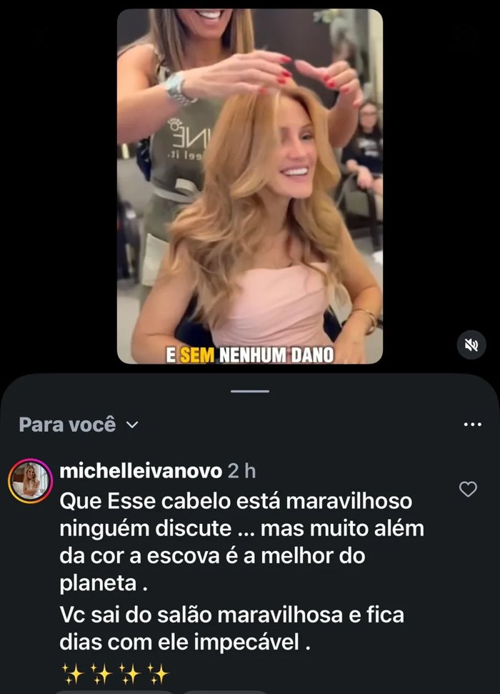 Comentário real: a escova é a melhor do planeta, fica dias impecável